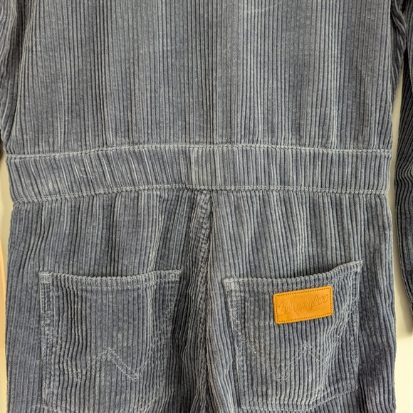 Blue Corduroy Jumpsuit - Picture 8 of 8